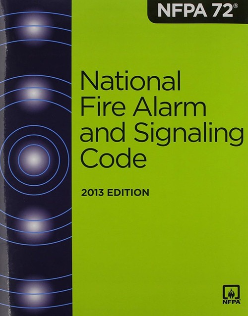 2013 NFPA 72: National Fire Alarm and Signaling Code Standard 2013 Edition book cover , ISBN 9781455904112