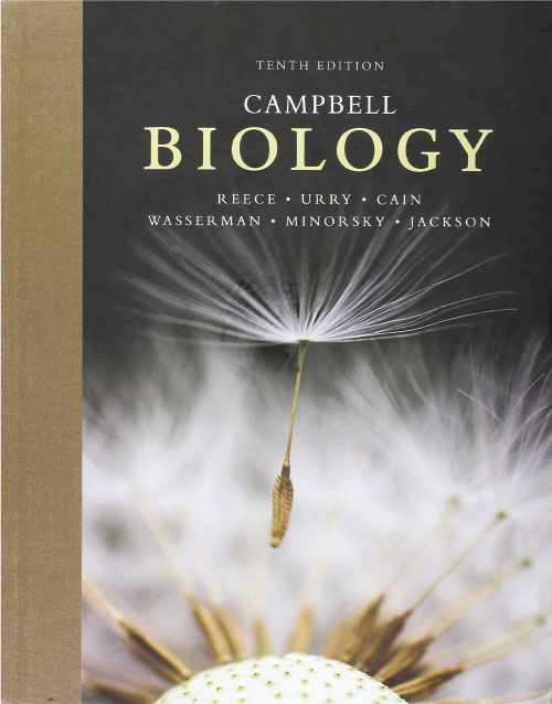 Campbell Biology 10th Edition book cover: ISBN 9780321775658