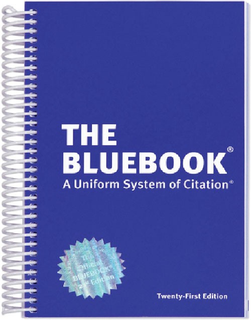 The Bluebook: A Uniform System of Citation, 21st Edition Book Cover | 9780578666150