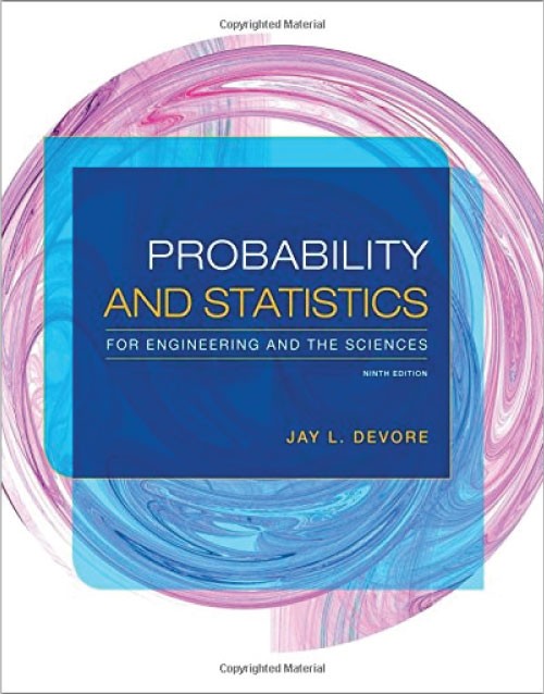 Probability and Statistics for Engineering and the Sciences 9th Edition book cover, 9781305251809