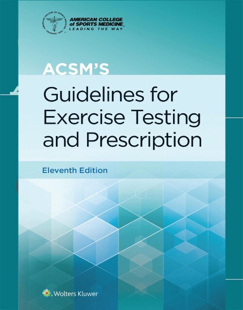 ACSM's Guidelines for Exercise Testing and Prescription 11 Edition book cover