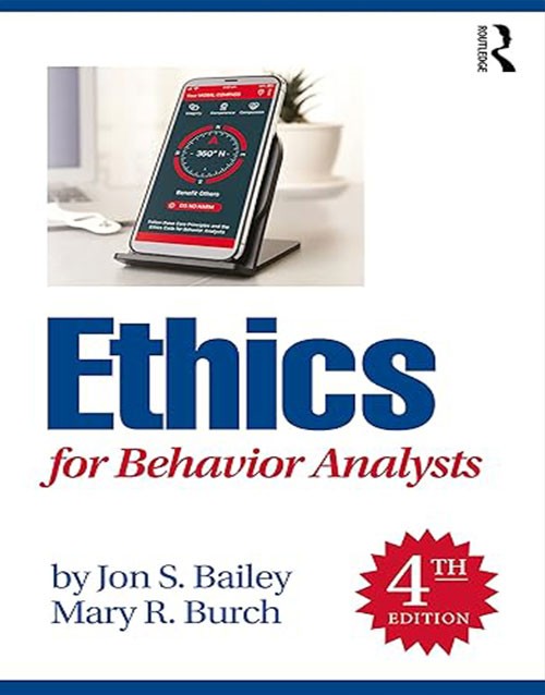 Ethics for Behavior Analysts 4th Edition book cover: ISBN 9781032056425