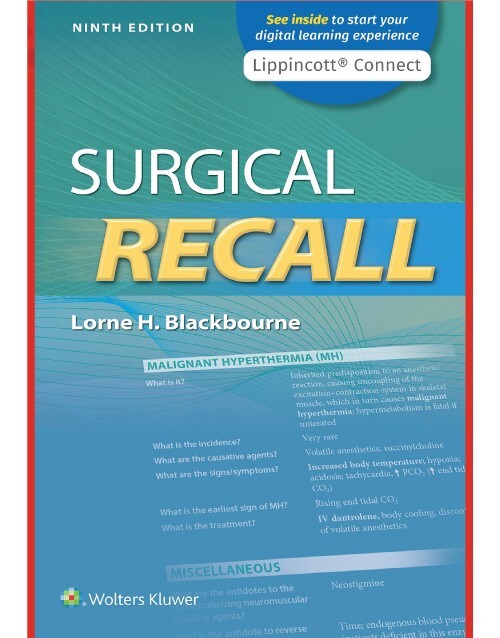 Surgical Recall 9th Edition Book Cover